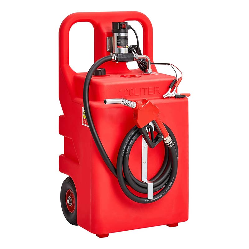 12V Electric Transfer Pump Oil Hose နှင့် Gun ပါရှိသော Diesel Tank 32 Gallon