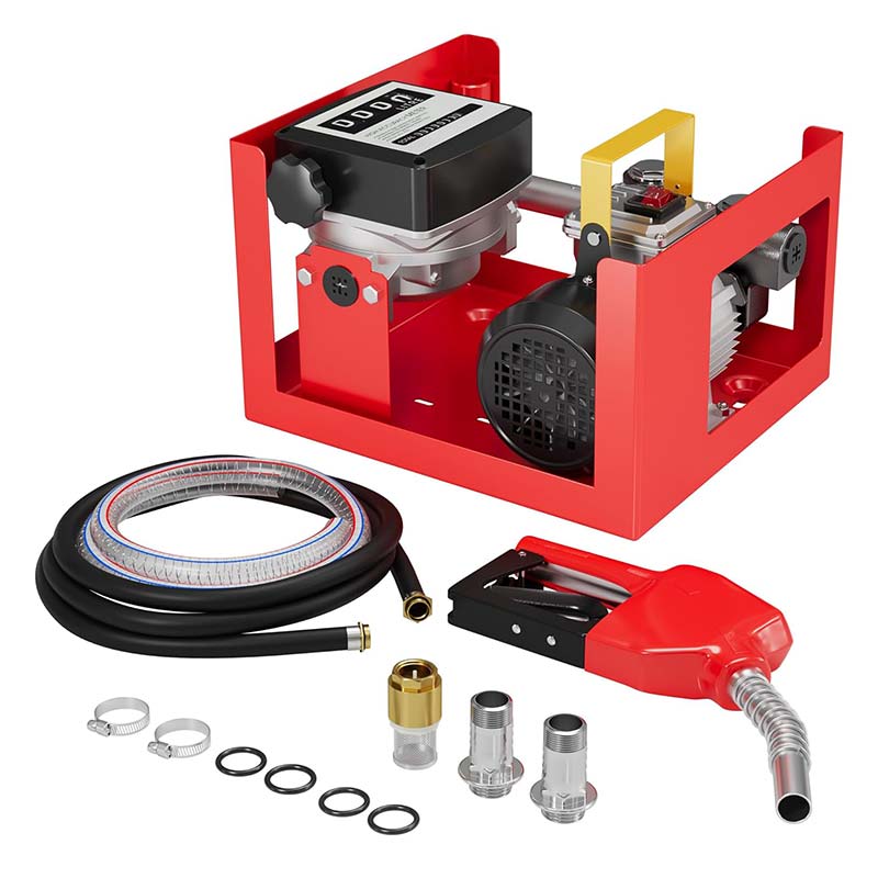 ကောင်တာနှင့် အလိုအလျောက် နော်ဇယ်ပါရှိသော လျှပ်စစ်ဒီဇယ်ဆီ လွှဲပြောင်းသည့် ပန့်များ