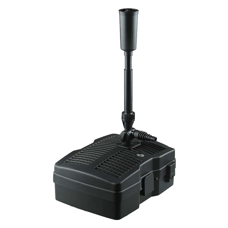 အမျိုးမျိုးသော Nozzle ဖြင့် WaterFall Fish Pond Fountain Pump